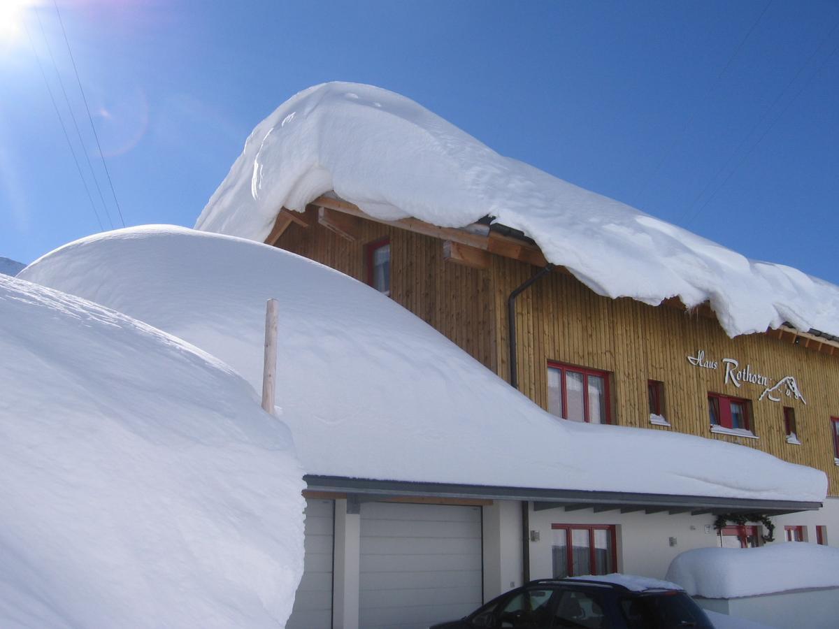 Apartament Haus Rothorn Schröcken Zewnętrze zdjęcie